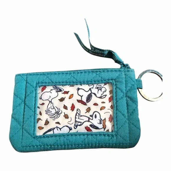 Vera Bradley Teal Snoopy ID holder - Picture 3 of 4